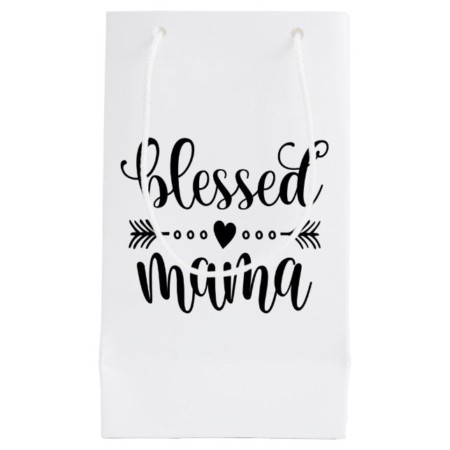 Blessed Mama Mother's Day Quote | Gift Bag (Front)