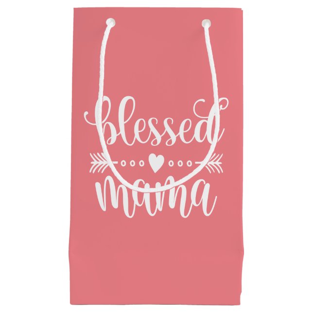 Blessed Mama Mother's Day Quote | Gift Bag (Front)