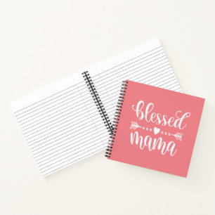 Blessed Mama Mother's Day Quote Notebook