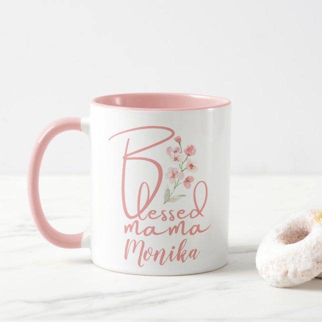Blessed Mama  Mug (With Donut)