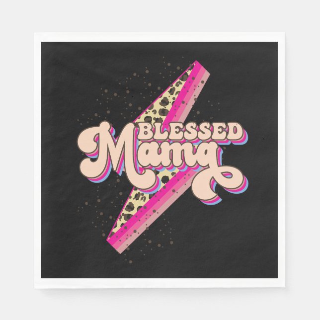 Blessed Mama Napkin (Front)
