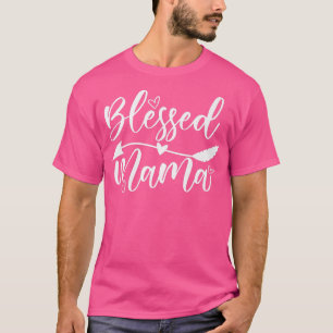 Blessed Mama One Thankful Mama Fall Thanksgiving C T-Shirt
