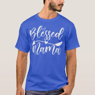 Blessed Mama One Thankful Mama Fall Thanksgiving C T-Shirt