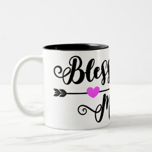 Blessed Mama Two-Tone Coffee Mug