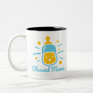 Blessed Mama Two-Tone Coffee Mug