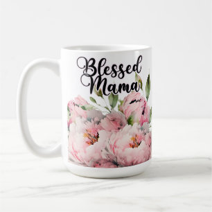 Blessed Mama with Beautiful Flowers  Coffee Mug
