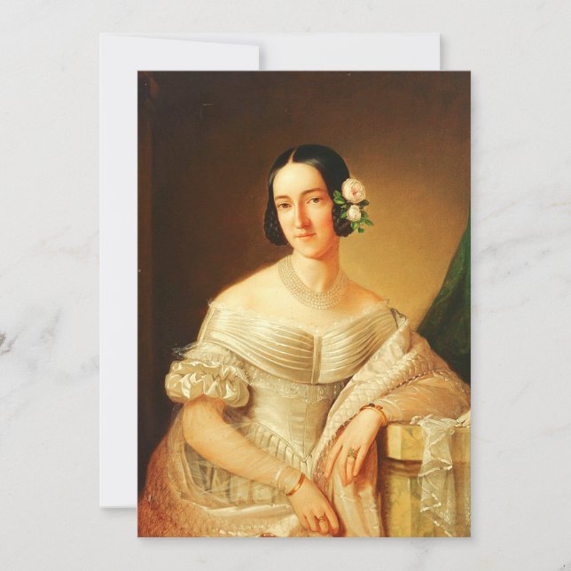 Blessed Maria Christina of Savoy Religious Art Invitation (Front)