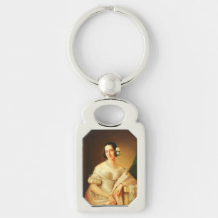 Blessed Maria Christina of Savoy Religious Art Key Ring