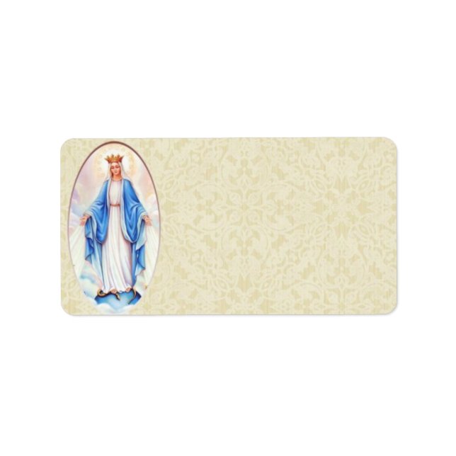 Blessed Mary Address Label (Front)