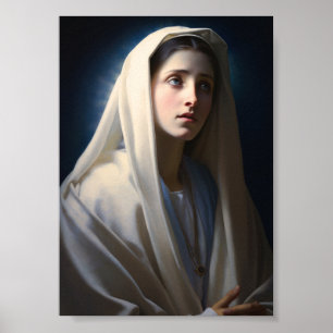 Blessed Mary Mother of God Painting Poster