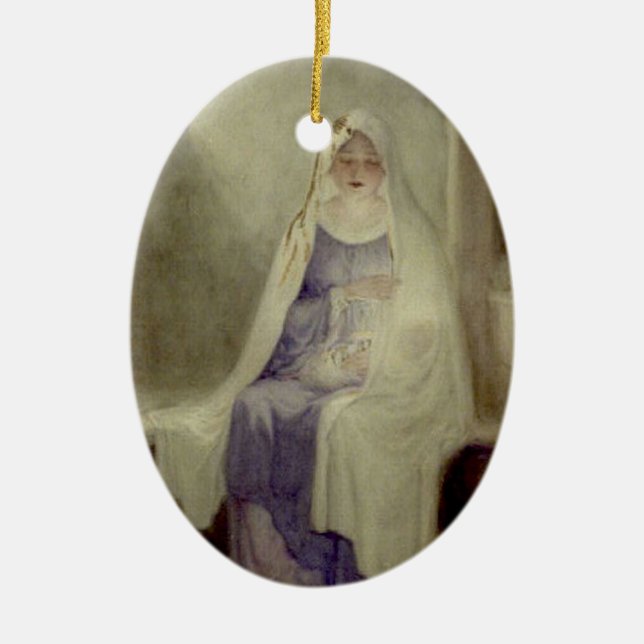 Blessed Mary Ornament (Front)