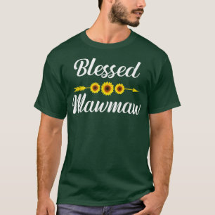 Blessed Mawmaw Grandma Cute Sunflower Mother's Da T-Shirt