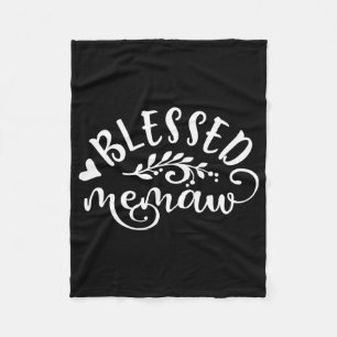 Blessed Memaw Great Grandma Fleece Blanket