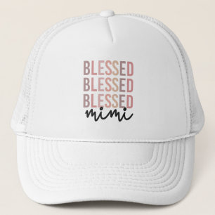 Blessed Mimi   Gifts for Mimi Grandma Trucker Hat