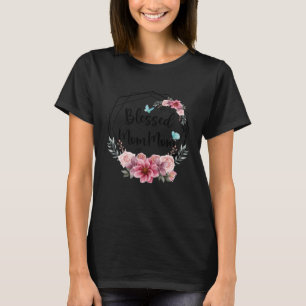Blessed MomMom with Floral Mother s Day 2023 T-Shirt