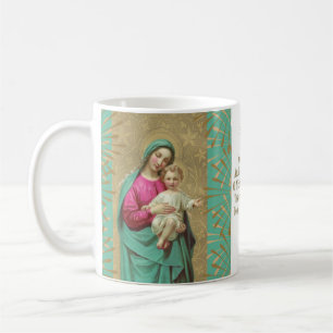 Blessed Mother holding the Child Jesus Prayer Coffee Mug