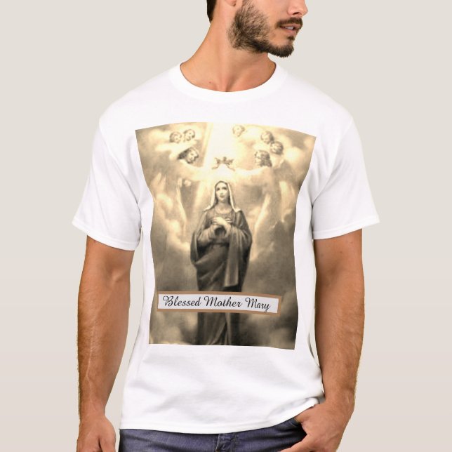 Blessed Mother Mary T-Shirt (Front)