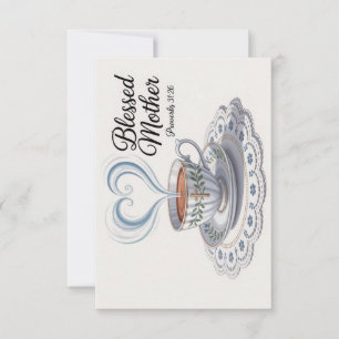Blessed Mother Mother's Day Thank You Card