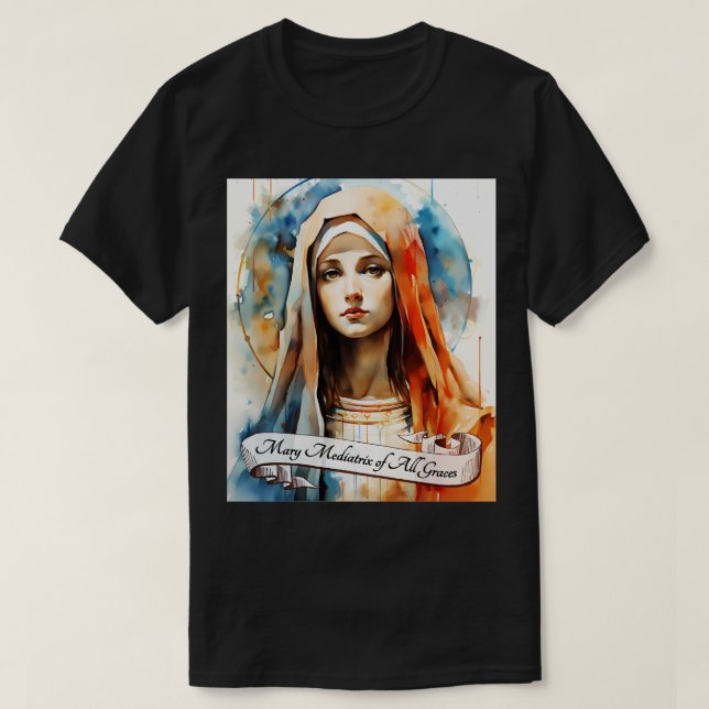 Blessed Mother T-Shirt (Design Front)