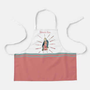 Blessed Mother Virgin Mary Catholic Kids Girls Apron