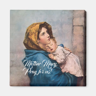 Blessed Mother with Baby Jesus Magnet