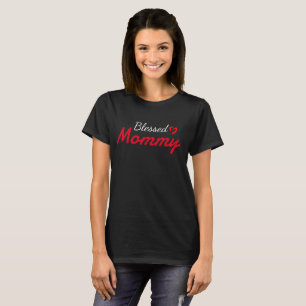 Blessed mum mama mother mummy, personalise T-Shirt