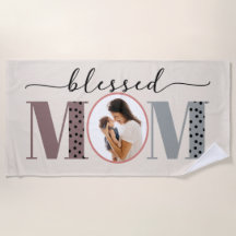 Blessed Mum Personalised Photo