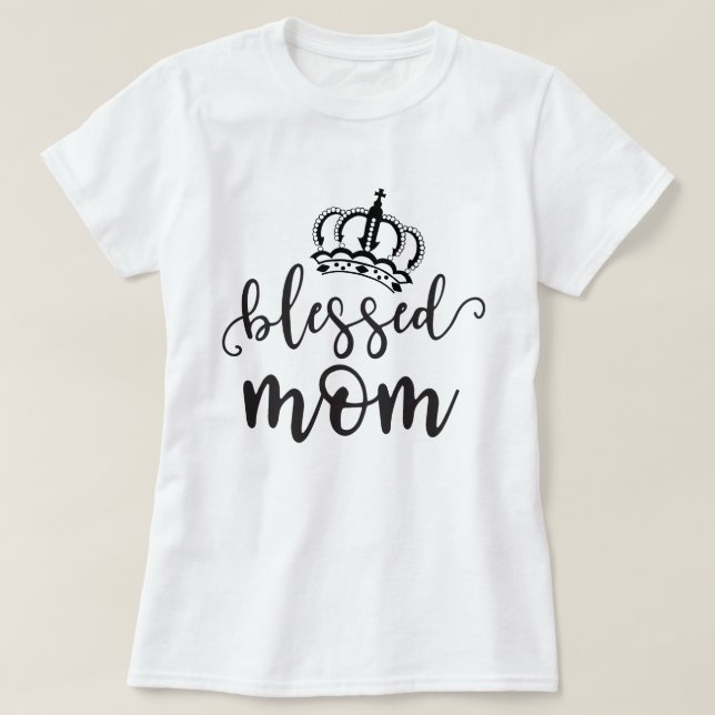 Blessed mum T-Shirt (Design Front)