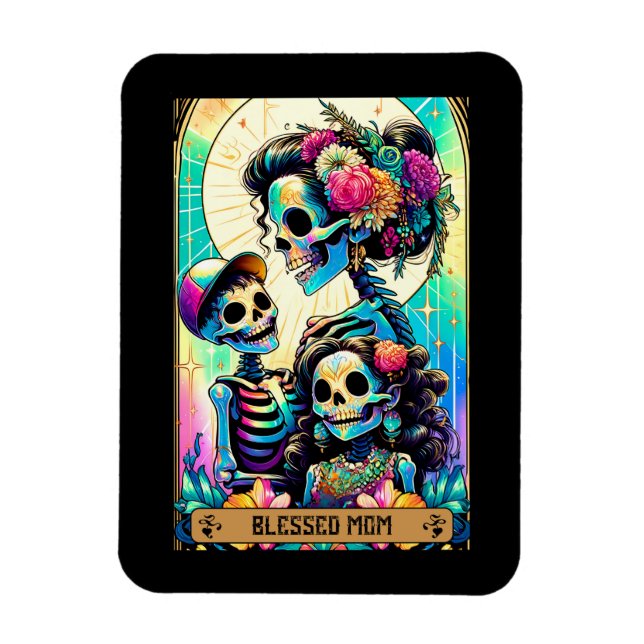 Blessed Mum Tarot Card Magnet (Vertical)