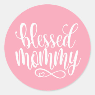 Blessed Mummy Mother's Day Quote Sticker