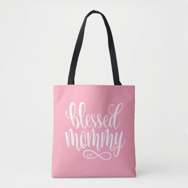 Blessed Mummy Mother's Day Quote | Tote Bag (Front)