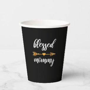 Blessed Mummy Shirt Mum Women Family Matching Than Paper Cups