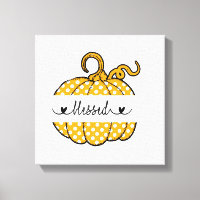 Blessed Nana Pumpkin Art Thanksgiving Halloween
