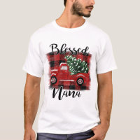 Blessed Nana Red Truck Vintage Christmas Tree