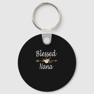 Blessed Nana Shirt Thanksgiving Christmas Key Ring