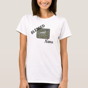 Blessed Nana White Egret Nature Photo T-Shirt