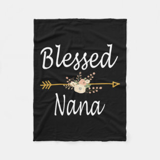Blessed nanacute mothers day gifts  fleece blanket