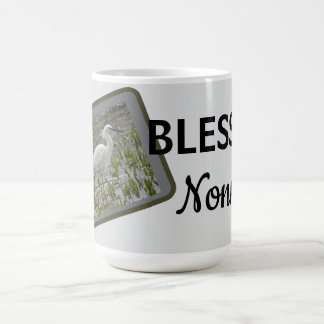 Blessed Nonna White Egret Nature Photo Coffee Mug