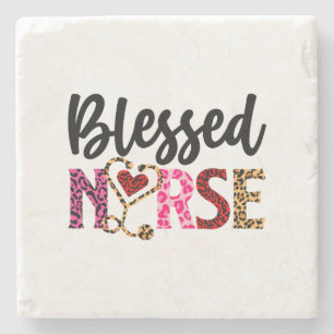 Blessed Nurse – Inspirational Nurse Stone Coaster