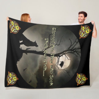 Blessed Path Fleece Blanket,