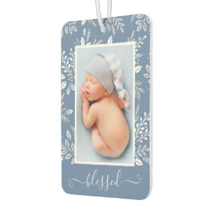 BLESSED Personalised Photo Car Air Freshener