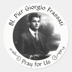 Blessed Pier Giorgio Frassati Classic Round Sticker
