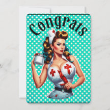 Blessed Pinup Nurse Graduation  