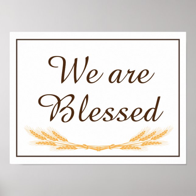 Blessed Poster (Front)