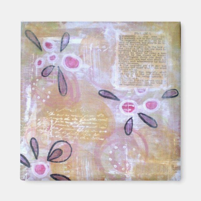 Blessed - Psalm 1 Magnet (Front)