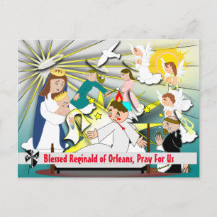 Blessed Reginald of Orleans Postcard