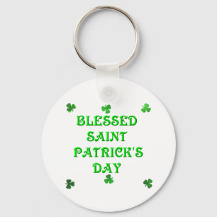 Blessed Saint Patrick's Day (1) Key Ring