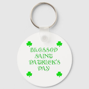 Blessed Saint Patrick's Day (3) Key Ring