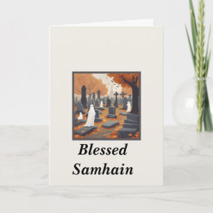 Blessed Samhain Greeting Card