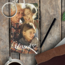 Blessed Script Custom Photo